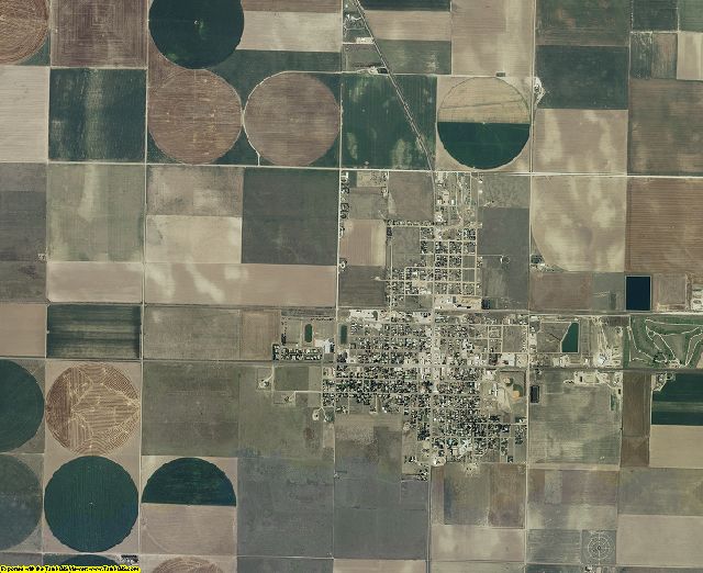 Wichita County, Kansas aerial photography
