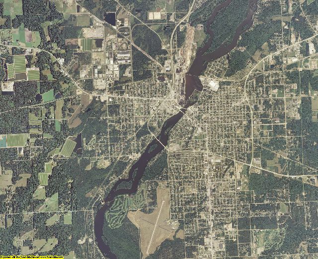 Wood County, Wisconsin aerial photography