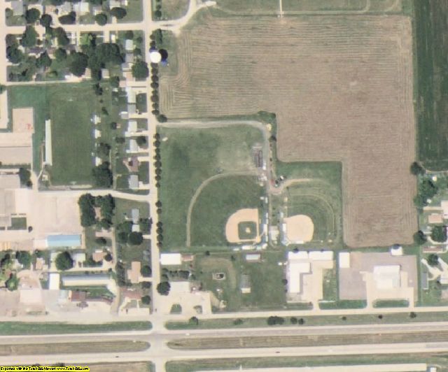 Woodbury County, IA aerial photography detail