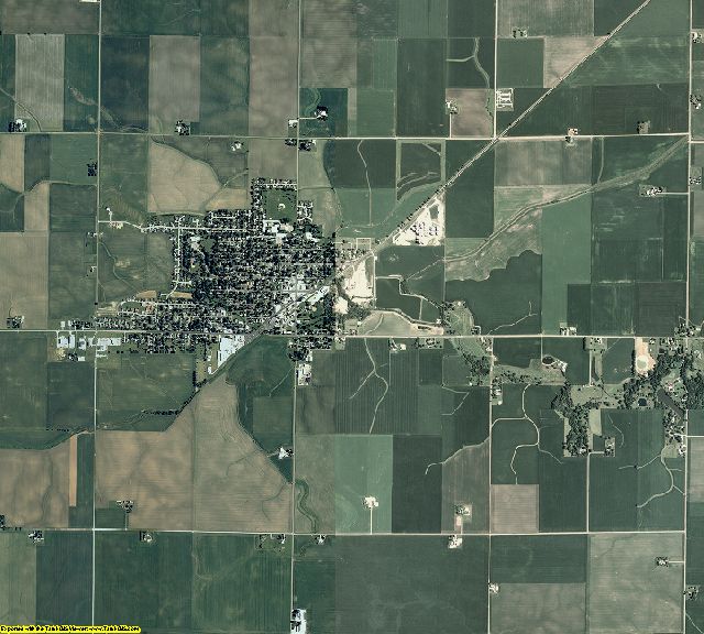 Woodford County, Illinois aerial photography