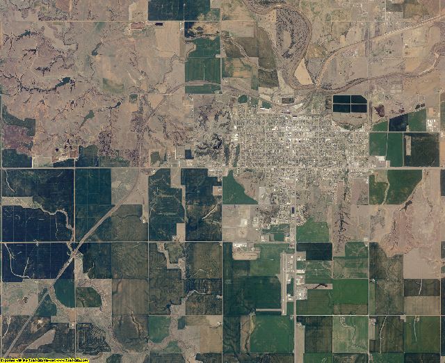 Woods County, Oklahoma aerial photography