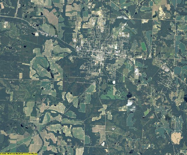 Worth County, Georgia aerial photography