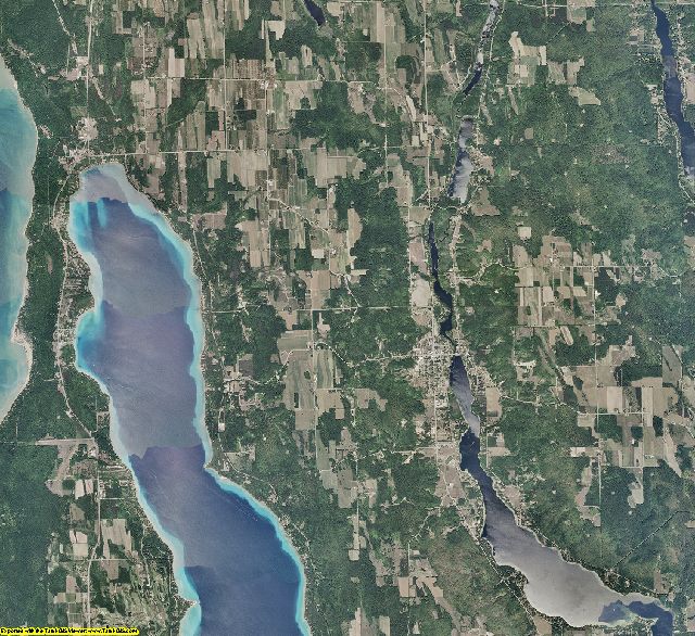Antrim County, Michigan aerial photography