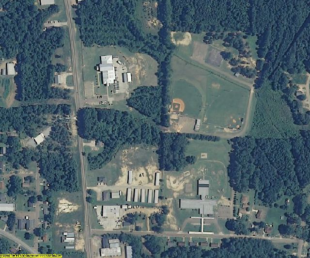 Attala County, MS aerial photography detail