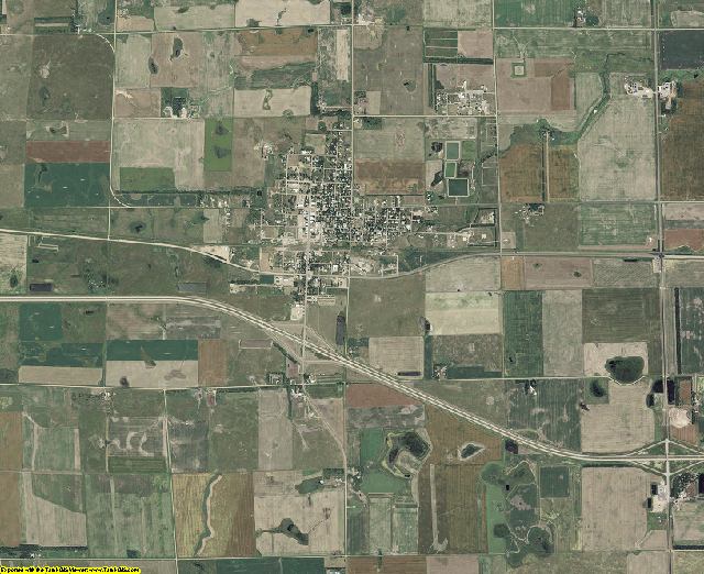 Aurora County, South Dakota aerial photography
