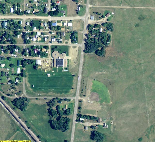 Blaine County, NE aerial photography detail