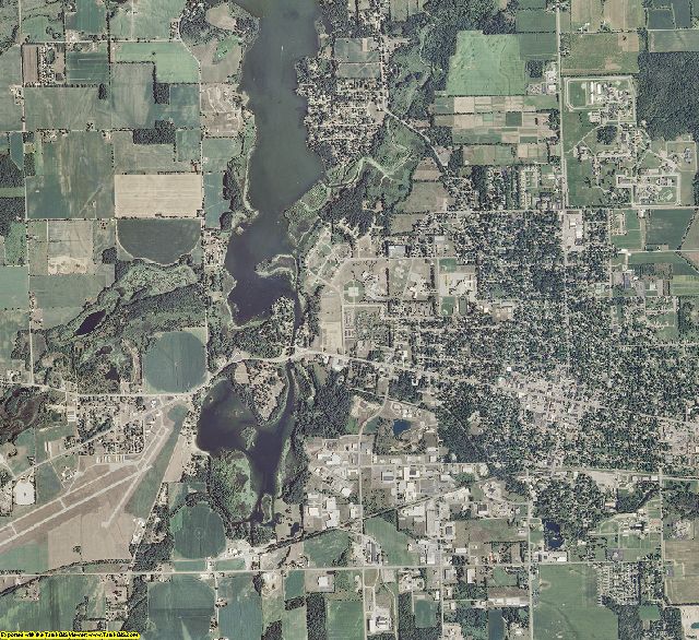 Branch County, Michigan aerial photography