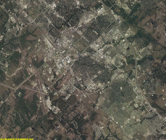 Brazos County, Texas aerial photography