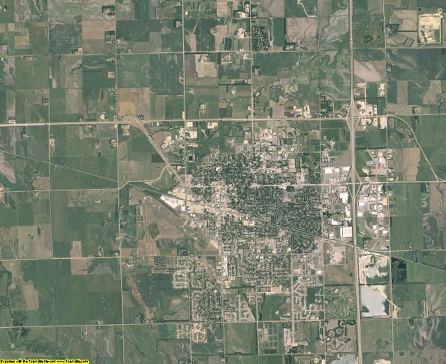 Brookings County, South Dakota aerial photography
