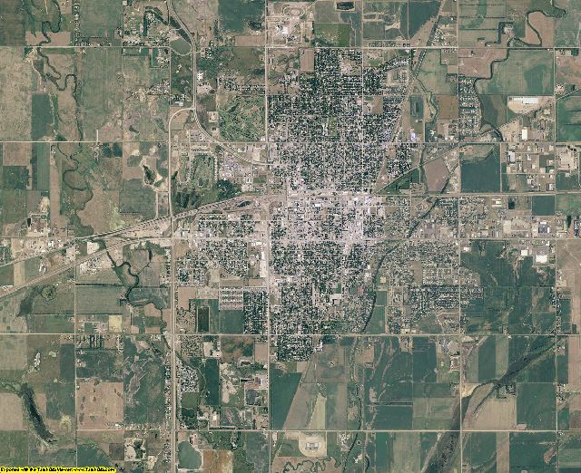 Brown County, South Dakota aerial photography
