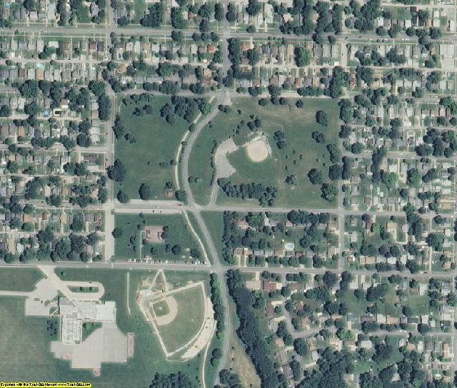 Buchanan County, MO aerial photography detail