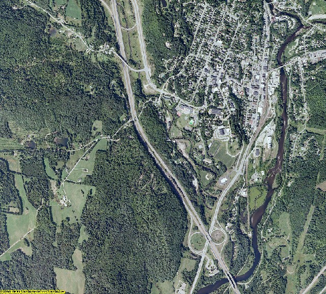 Caledonia County, Vermont aerial photography