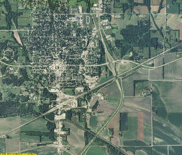 Carroll County, Missouri aerial photography