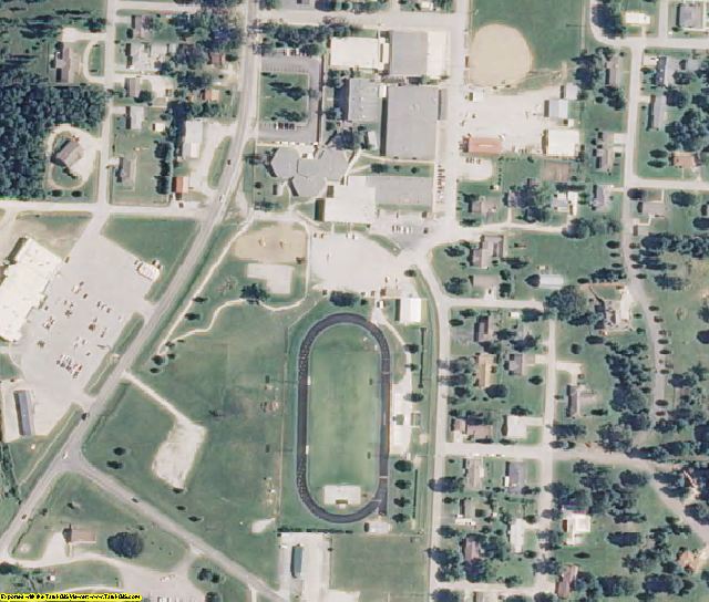 Cedar County, MO aerial photography detail