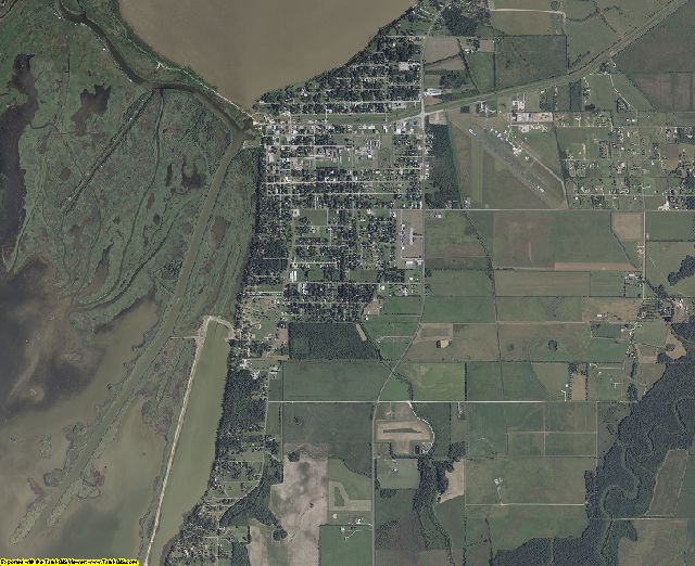 Chambers County, Texas aerial photography