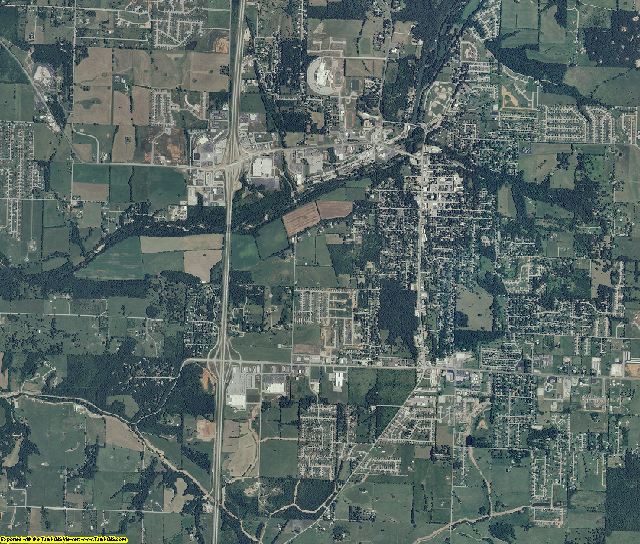 Christian County, Missouri aerial photography
