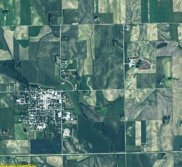 Colfax County, Nebraska aerial photography