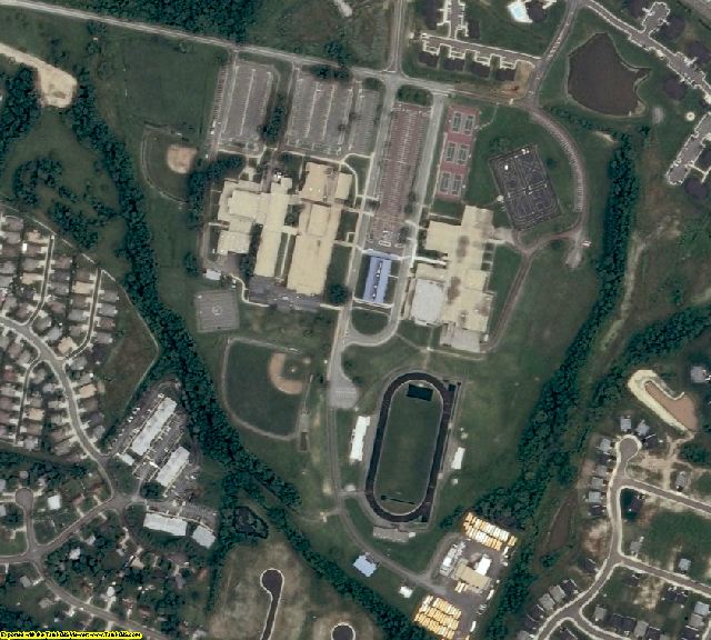 Culpeper County, VA aerial photography detail