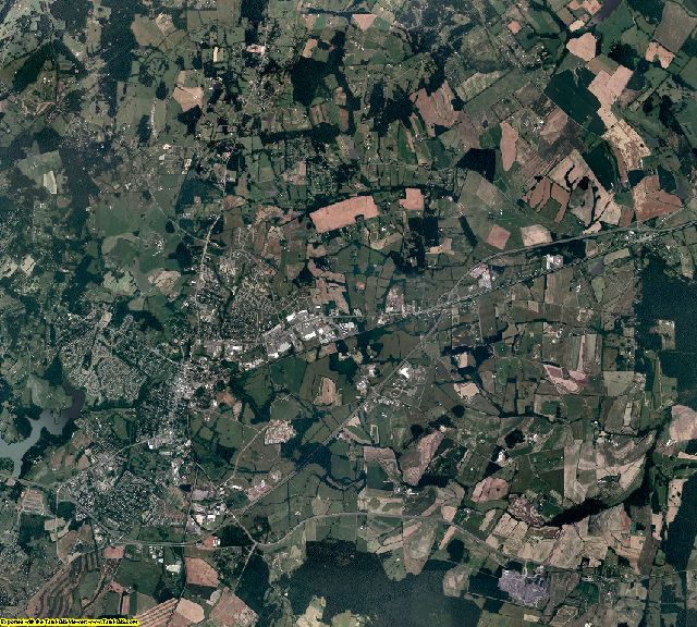Culpeper County, Virginia aerial photography