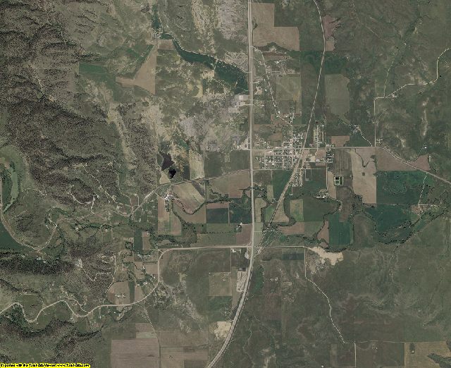 Custer County, South Dakota aerial photography