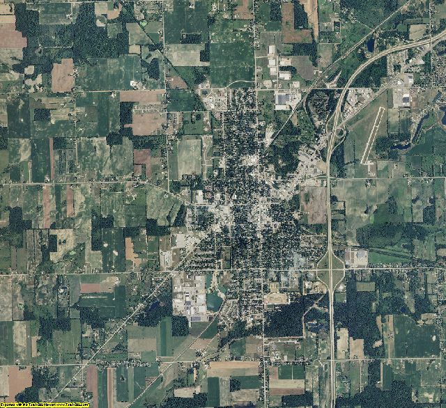Eaton County, Michigan aerial photography