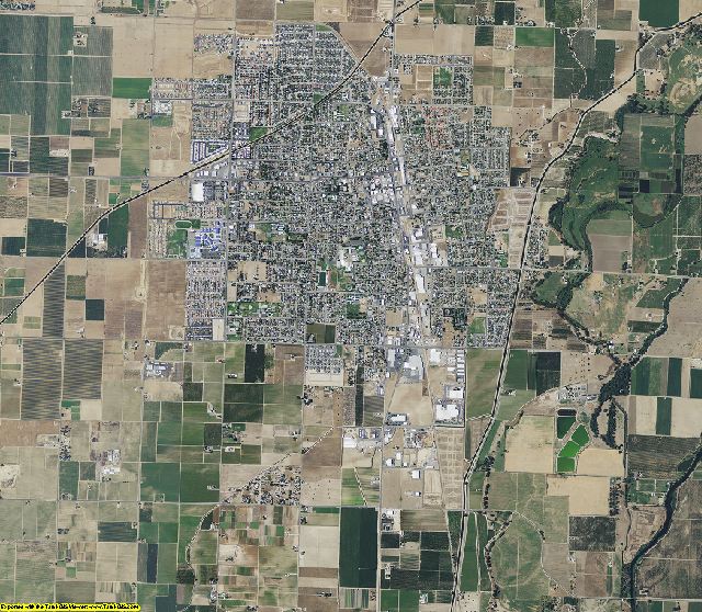 Fresno County, California aerial photography