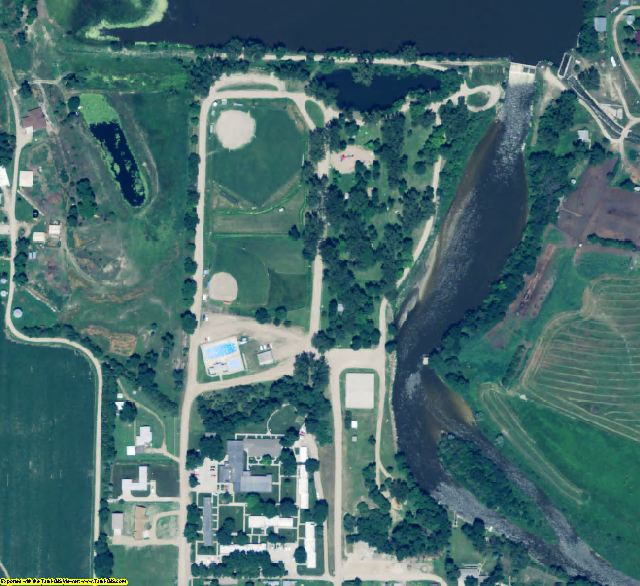 Garfield County, NE aerial photography detail
