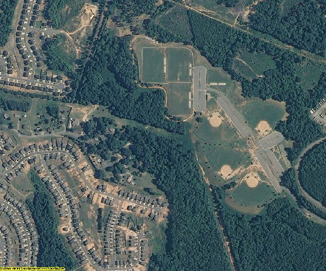 Gaston County, NC aerial photography detail