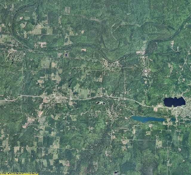 Gogebic County, Michigan aerial photography