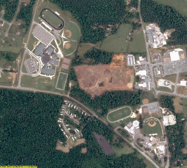 Goochland County, VA aerial photography detail
