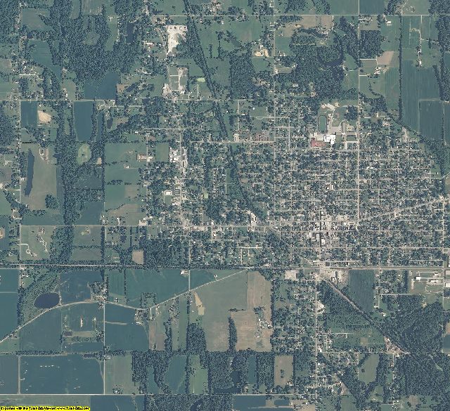 Greene County, Indiana aerial photography