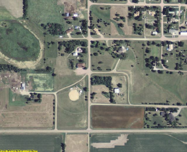 Gregory County, SD aerial photography detail
