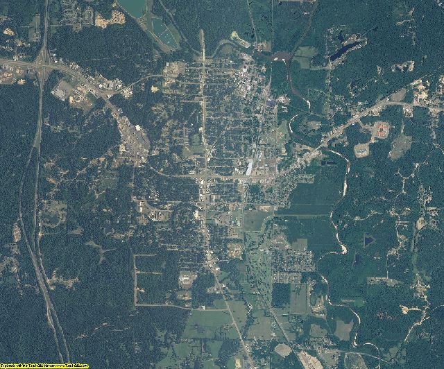 Grenada County, Mississippi aerial photography
