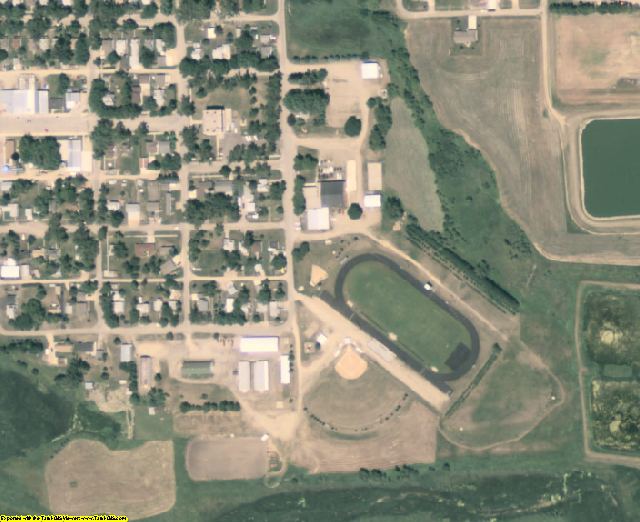 Hamlin County, SD aerial photography detail