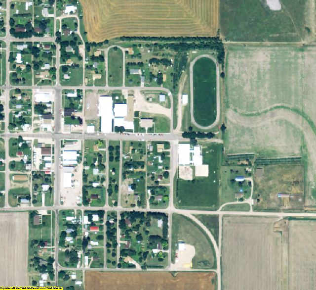 Hayes County, NE aerial photography detail