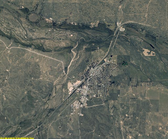 Hemphill County, Texas aerial photography