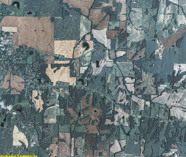 Hickman County, Kentucky aerial photography