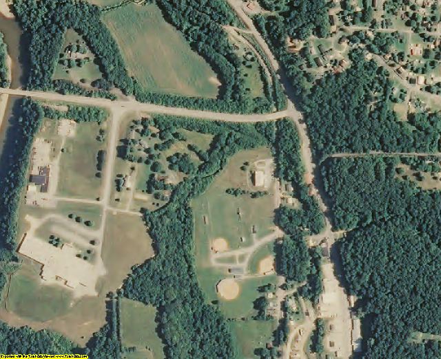 Hickman County, TN aerial photography detail