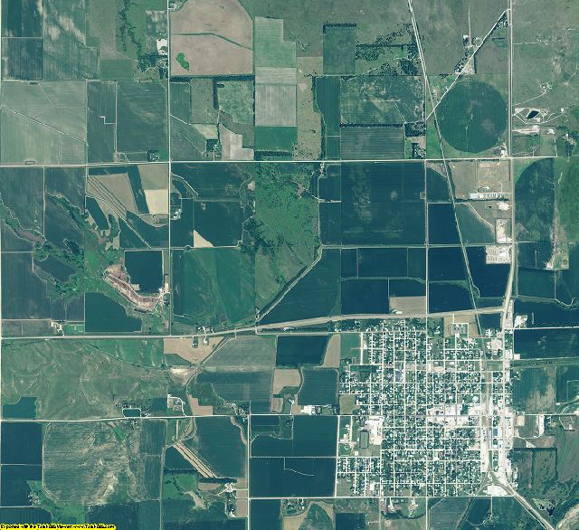 Howard County, Nebraska aerial photography