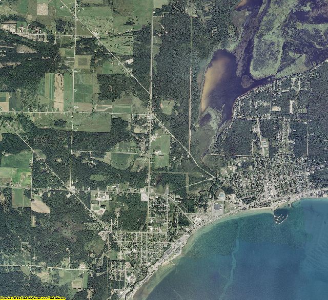 Iosco County, Michigan aerial photography