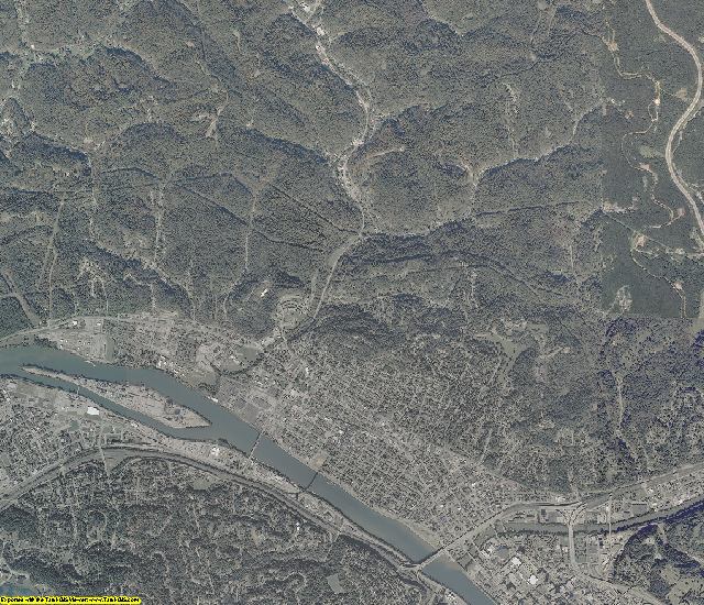Kanawha County, West Virginia aerial photography