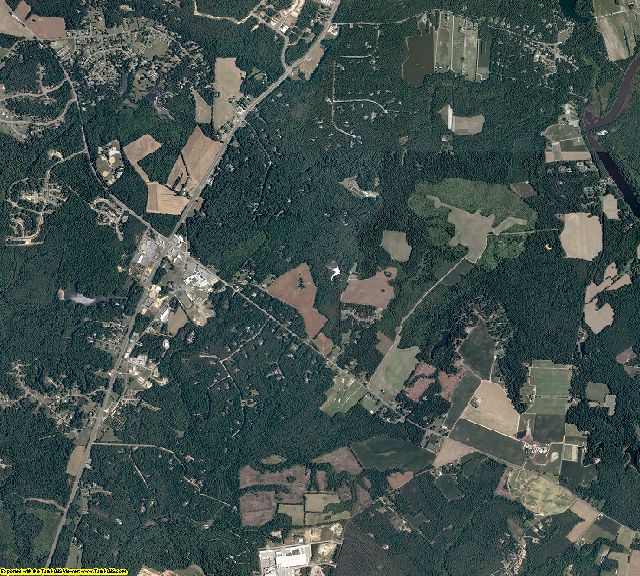 King William County, Virginia aerial photography
