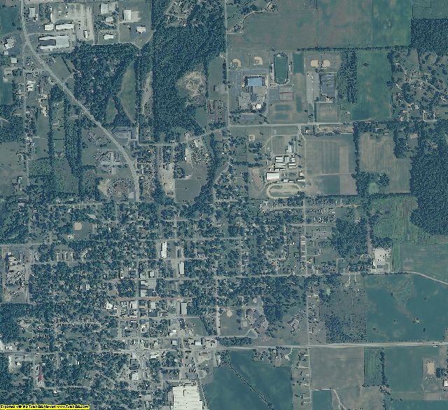 LaGrange County, Indiana aerial photography
