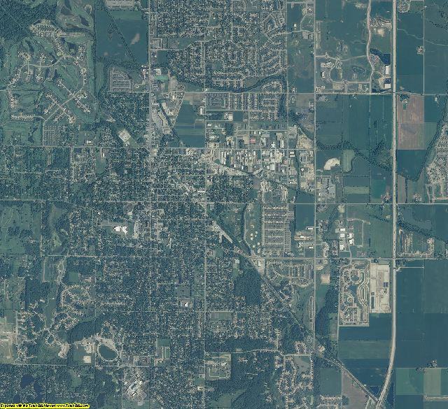 Lake County, Indiana aerial photography