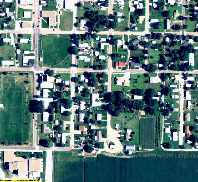 Logan County, NE aerial photography detail