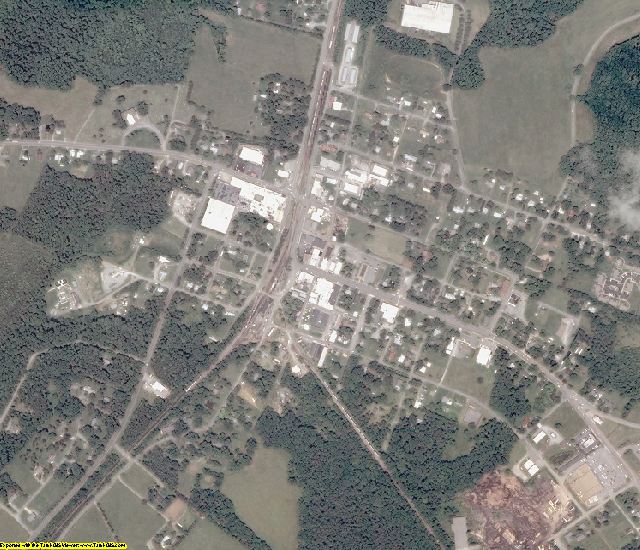 Lunenburg County, VA aerial photography detail