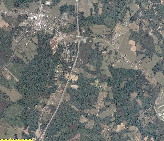 Lunenburg County, Virginia aerial photography