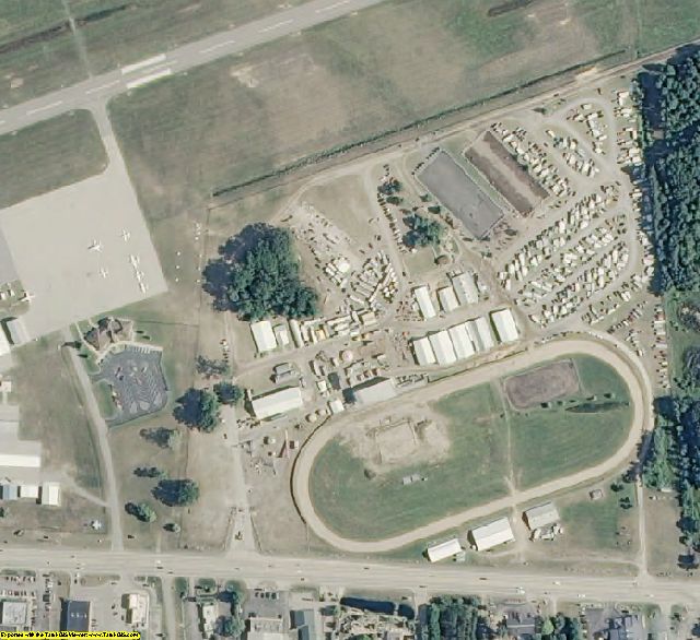 Mason County, MI aerial photography detail