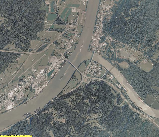 Mason County, West Virginia aerial photography