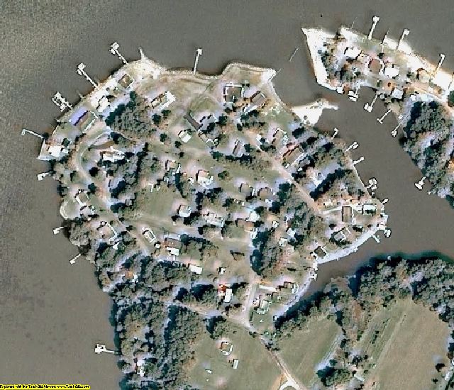 Mathews County, VA aerial photography detail